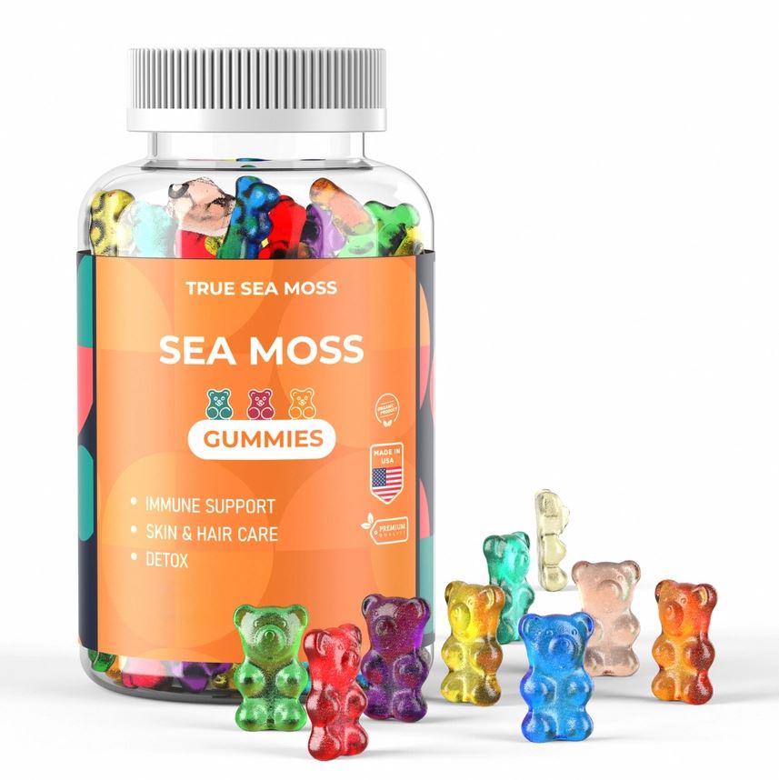 True Sea Moss & Sea Moss Gummies - 60 Gummies - Guardian Angel Naturals