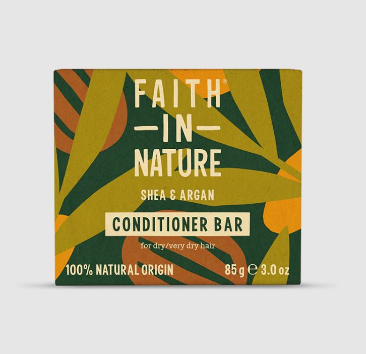 Faith in Nature - Shea & Argan Conditioner Bar Curly Hair - Guardian Angel Naturals
