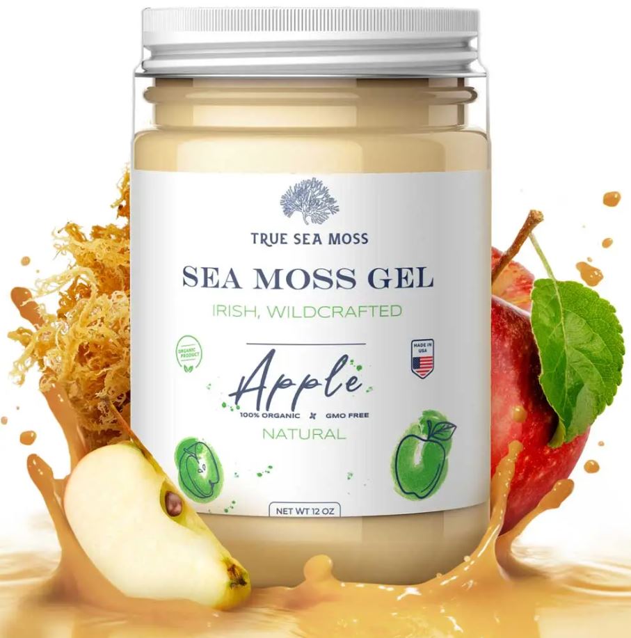 True Sea Moss - Apple Sea Moss Gel 340ml - Guardian Angel Naturals