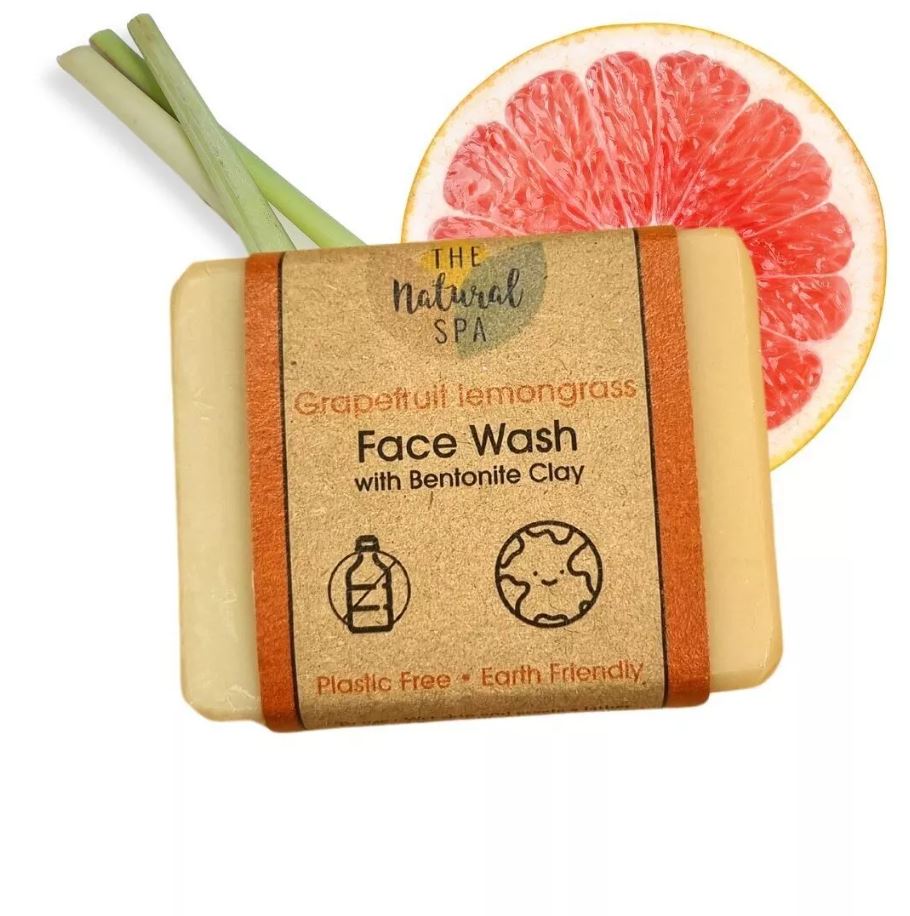 Grapefruit Lemongrass Face Wash Bar - Natural Cleansing makeup remover bar - Guardian Angel Naturals
