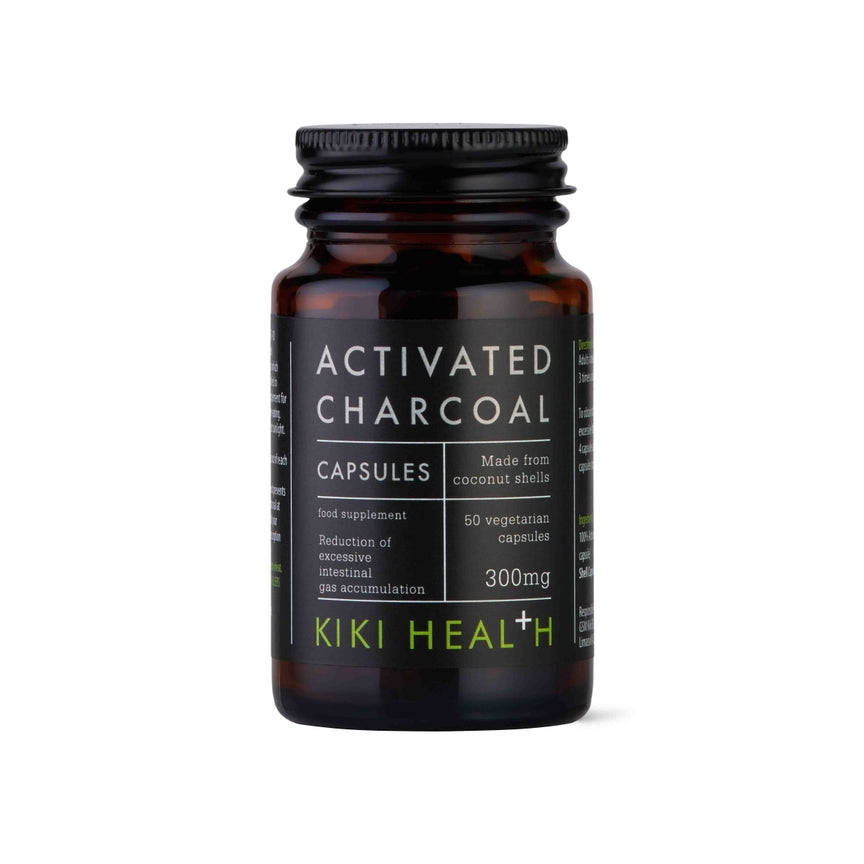 Activated Charcoal 50 Vegicaps - Guardian Angel Naturals