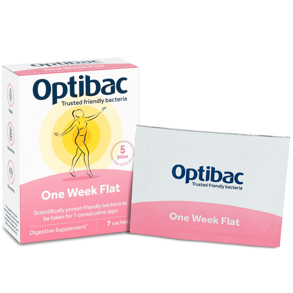 Optibac One Week Flat Probiotic - 7 Sachets - Guardian Angel Naturals