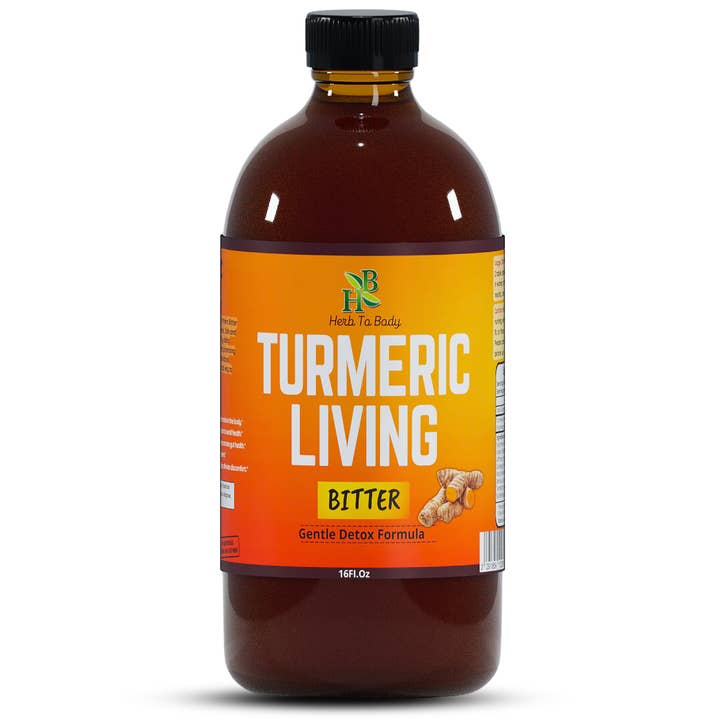 Turmeric Living Bitter  - Gentle Detox Formula 500ml - Guardian Angel Naturals