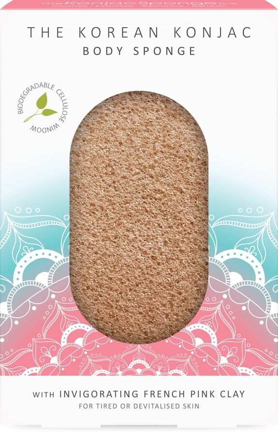 The Mandala Pink Clay Body Sponge - Guardian Angel Naturals