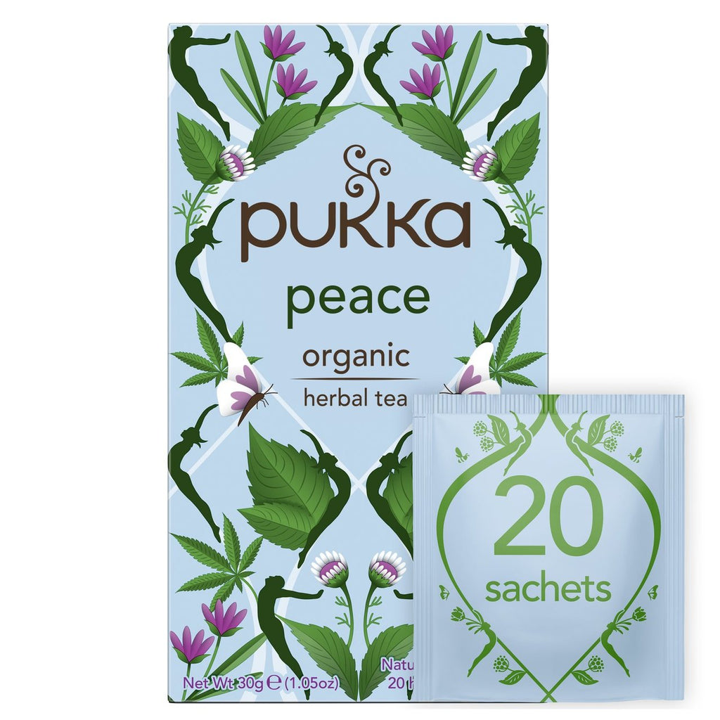 Pukka Peace Organic Herbal Tea 20 Bags - Guardian Angel Naturals