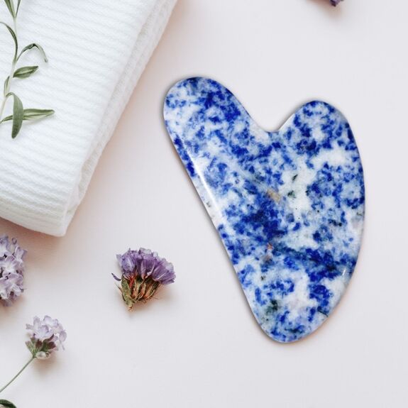 Blue Sodalite Gua Sha - Guardian Angel Naturals