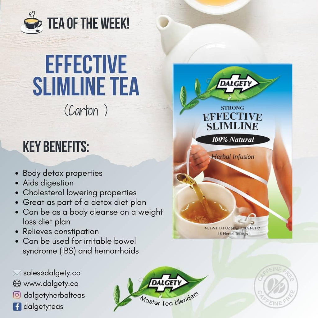 Dalgety Effective Slimline Herbal Infusion - 18 Tea Bags - Guardian Angel Naturals