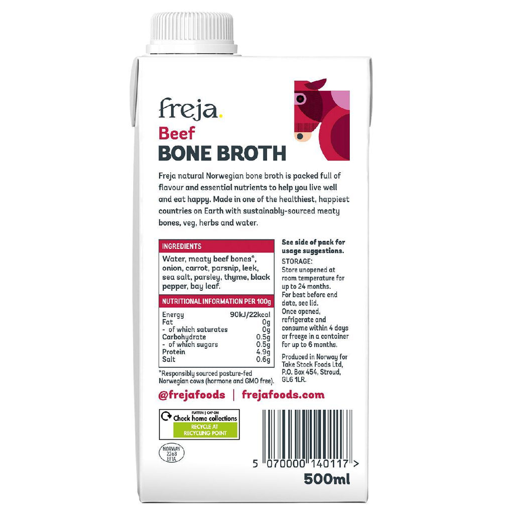 Freja Beef Bone Broth - 500ml - Guardian Angel Naturals