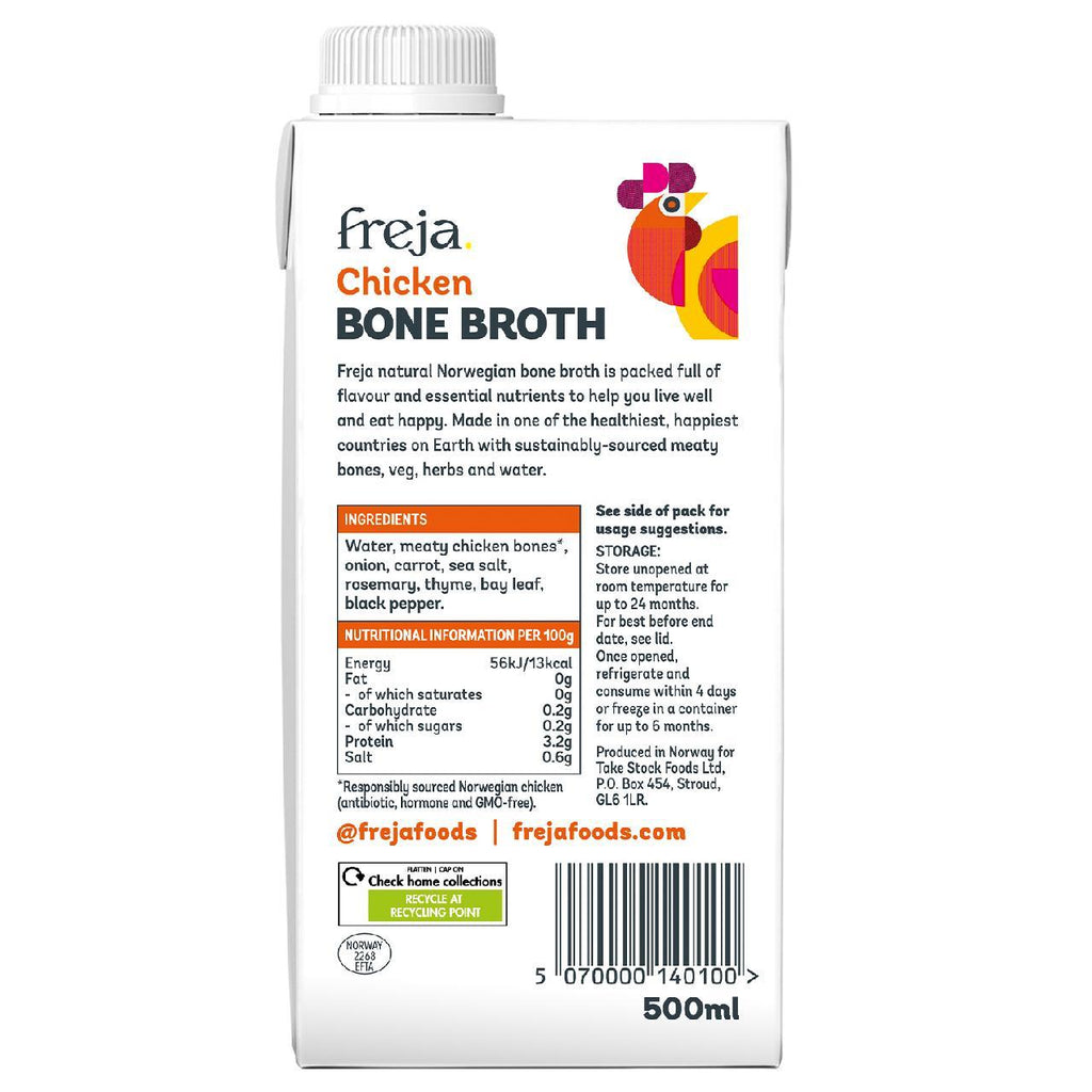 Freja Chicken Bone Broth - 500ml - Guardian Angel Naturals