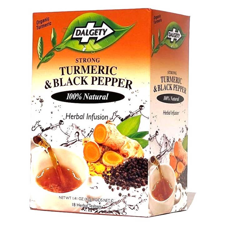 Turmeric & Black Pepper Herbal Infusion - 18 Bags - Guardian Angel Naturals