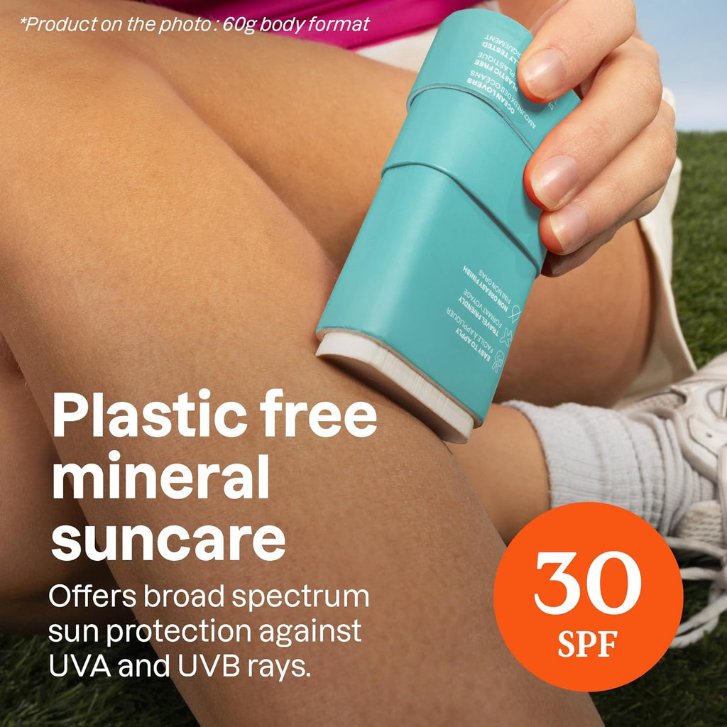 Sunly Sunscreen Stick SPF 30 - Fragrance Free for all the Family - 60ml - Guardian Angel Naturals