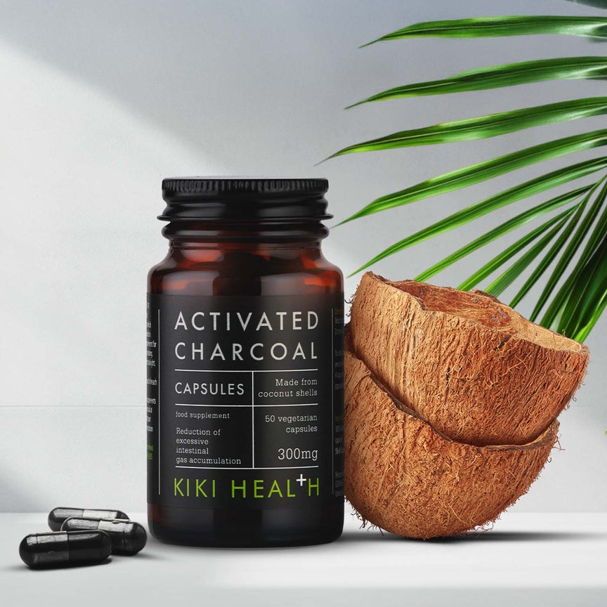 Activated Charcoal 50 Vegicaps - Guardian Angel Naturals