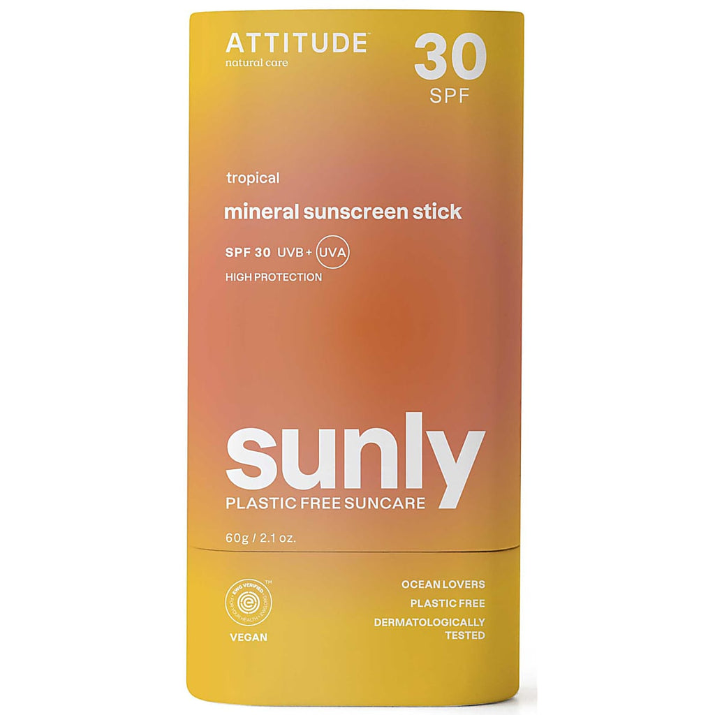 Sunly Natural Sunscreen Stick SPF30 - Tropical - 60ml - Guardian Angel Naturals