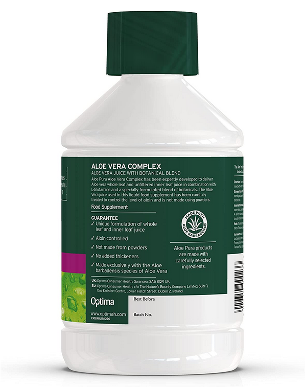 Active Aloe Vera Juice with Botanical Blend - 500ml - Guardian Angel Naturals