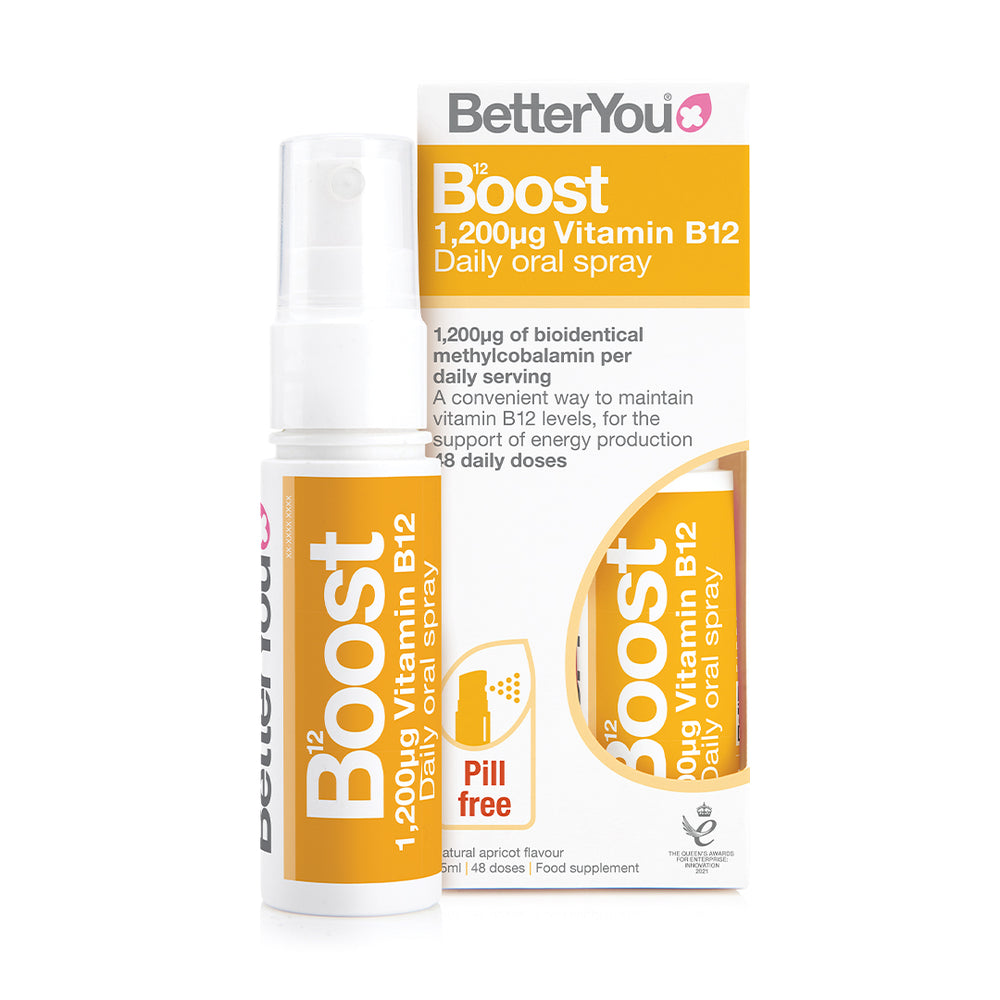 BetterYou Vitamin B12 BOOST Oral Spray - 1200μg Daily Spray - Guardian Angel Naturals