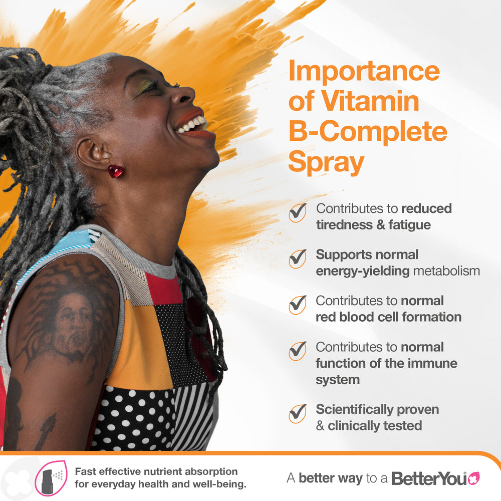 BetterYou B-complete Oral Spray - All 8 essential B-vitamins in one daily dose - Guardian Angel Naturals