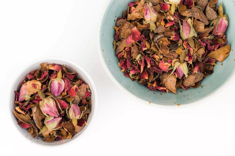 Happy Blend Tea - Cacao, Cinnamon, Rose and Schisandra Berries - Guardian Angel Naturals