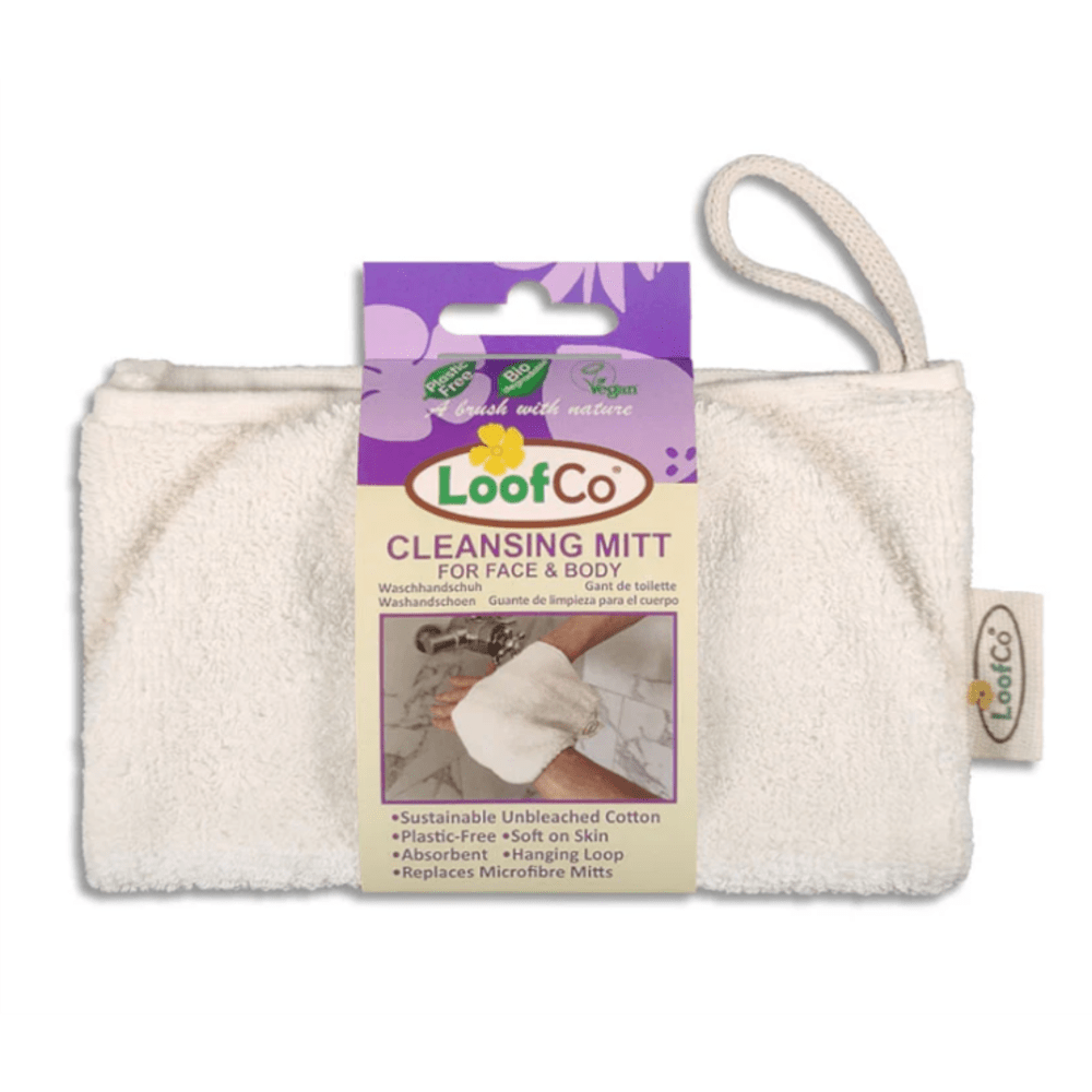 Loofco Cleansing Mitt - 100% Egyptian Cotton - Guardian Angel Naturals