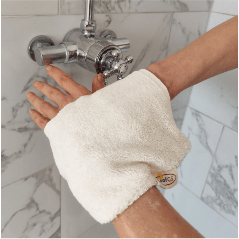 Loofco Cleansing Mitt - 100% Egyptian Cotton - Guardian Angel Naturals