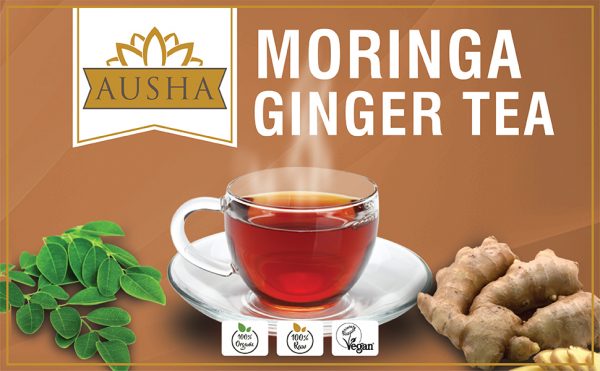 Organic Moringa Ginger Tea - 20 Bags - Guardian Angel Naturals