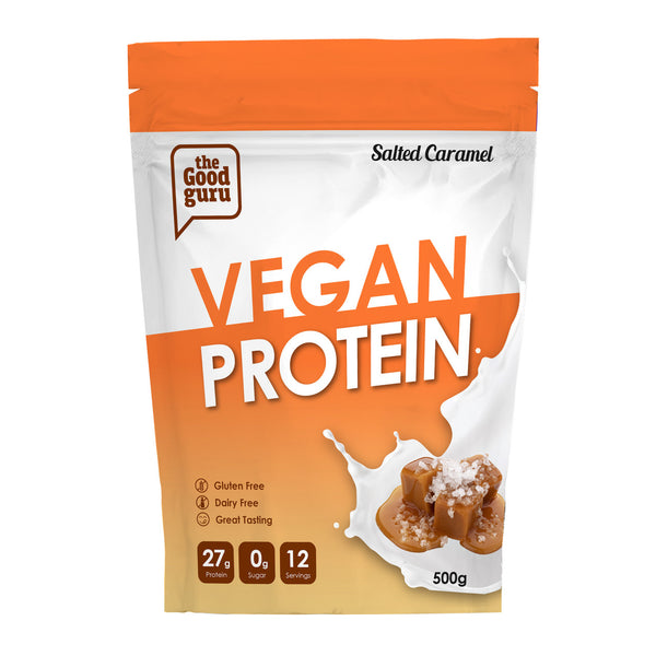 Vegan Protein Powder - Salted Caramel 500g - Guardian Angel Naturals