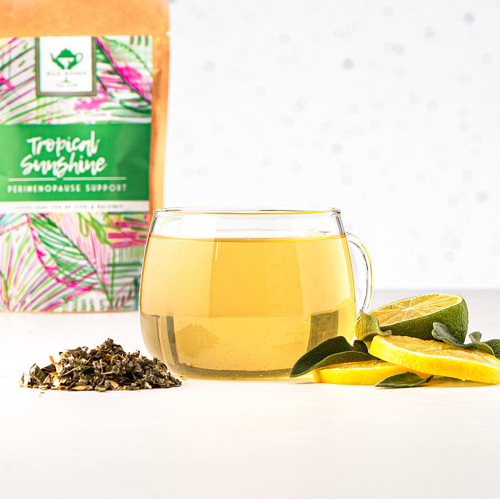 TROPICAL SUNSHINE- Perimenopause Support Tea with 15 Free Tea Bags - Guardian Angel Naturals