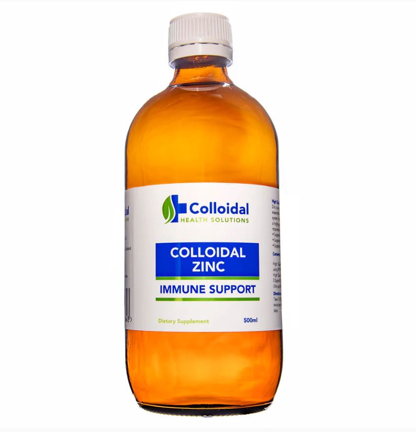 The Zinc Solution - Colloidal Zinc 500ml - Guardian Angel Naturals