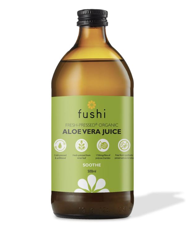 Fushi Organic Pure Aloe Vera Juice - 500ml - Guardian Angel Naturals