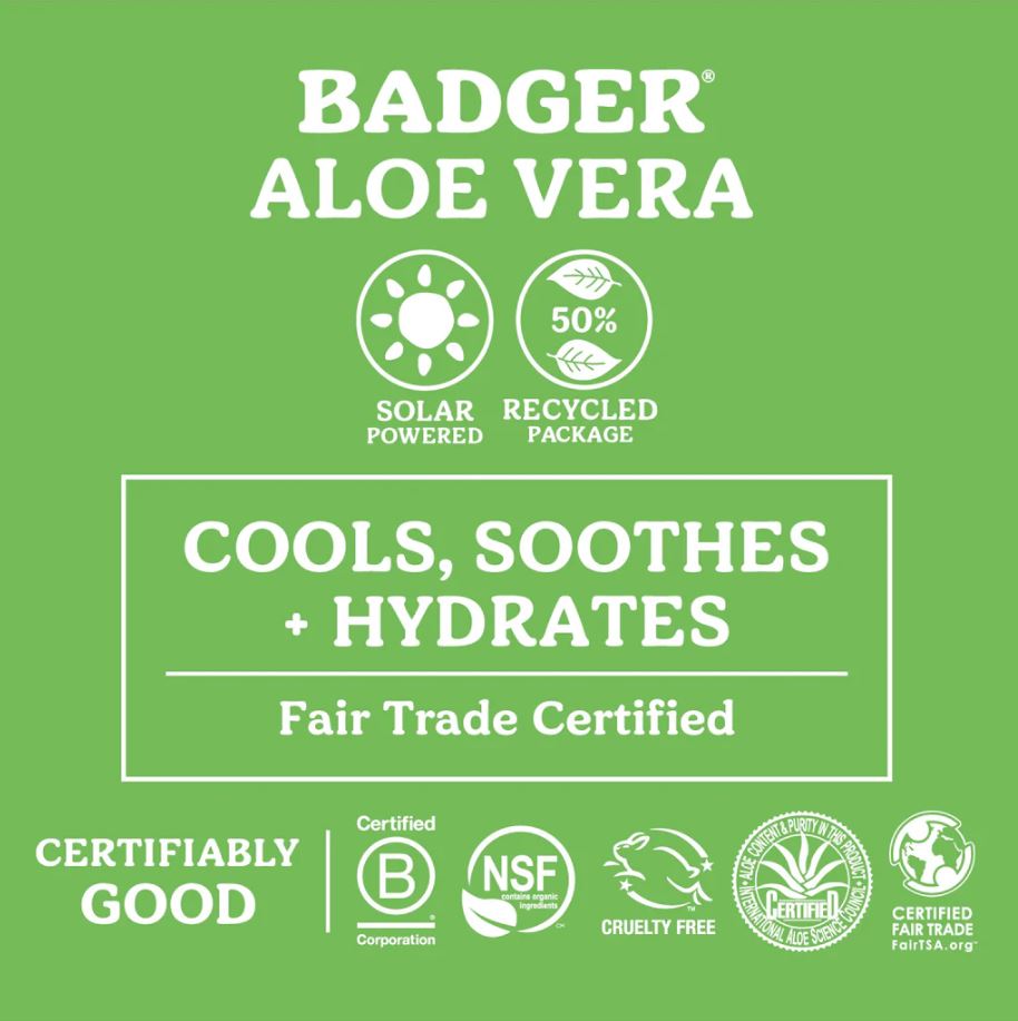 BADGER - Aloe Vera Gel 120 ml - After Sun Relief - Guardian Angel Naturals