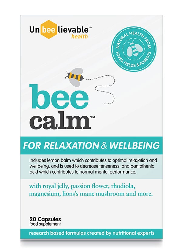 Bee Calm Balance Support - 20 Capsules - Guardian Angel Naturals