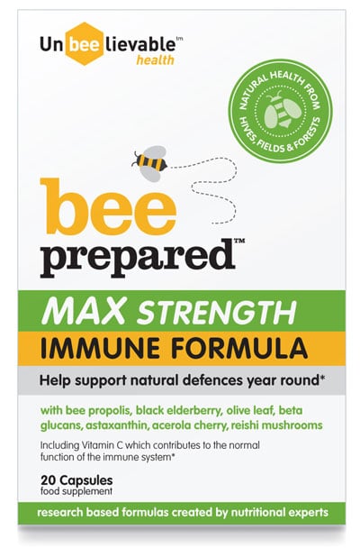 Bee Prepared MAX STRENGTH Immune Formula - 30 Capsules - Guardian Angel Naturals