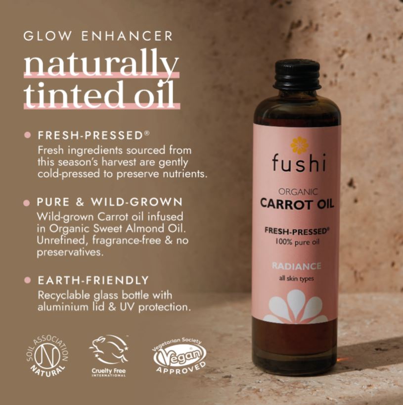 Fushi Wild Grown Carrot Oil - 100ml - Guardian Angel Naturals