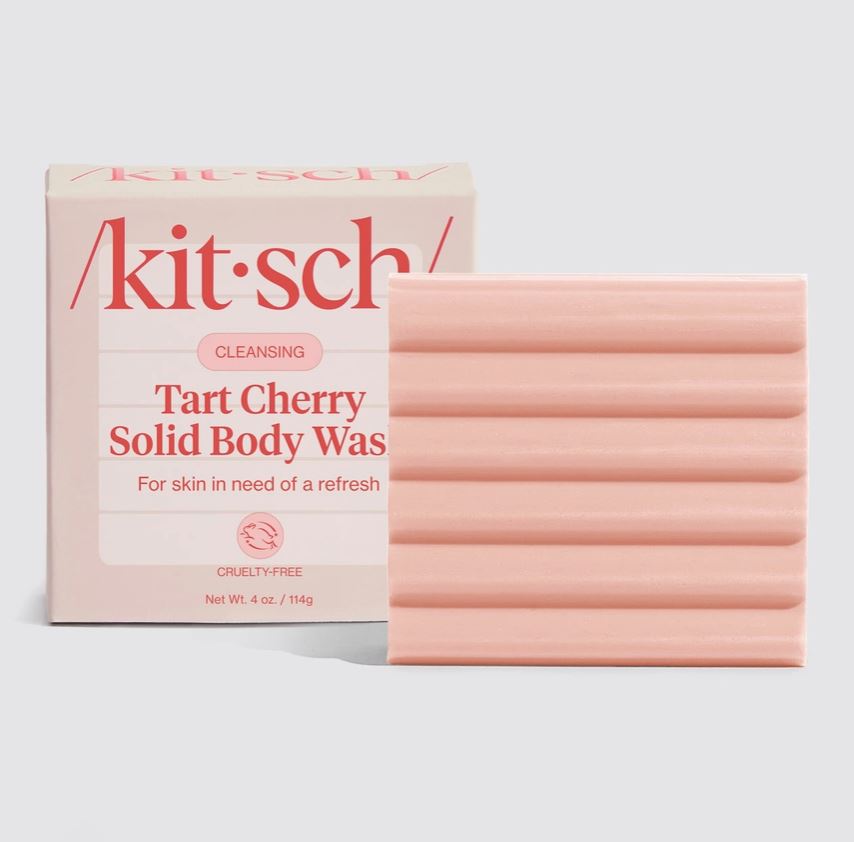Kitsch Cleansing Tart Cherry Solid Body Wash - Guardian Angel Naturals