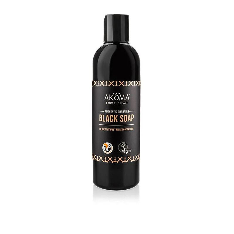 Organic Liquid African Black Soap with Coconut Oil 250ml - Guardian Angel Naturals