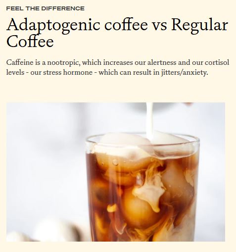 London Nootropics Adaptogenic Coffee - Choose from Single Sachets or 12 Sachets - Guardian Angel Naturals