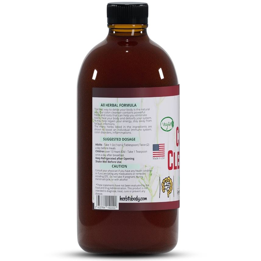 Natural Colon Cleanse Bitter - Gentle Colon Cleansing Formula 500ml - Guardian Angel Naturals