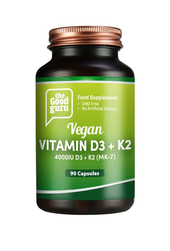 VEGAN Vitamin D3+K2 - Guardian Angel Naturals