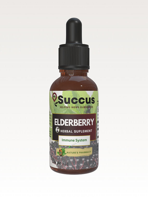 Elderberry Tincture Immune Support - Alcohol Free 30ml - Guardian Angel Naturals