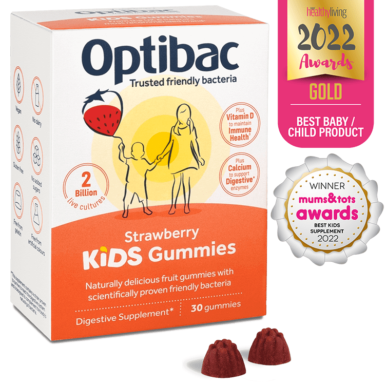 Optibac Kids Probiotic Gummes - 1 Month Supply - Guardian Angel Naturals