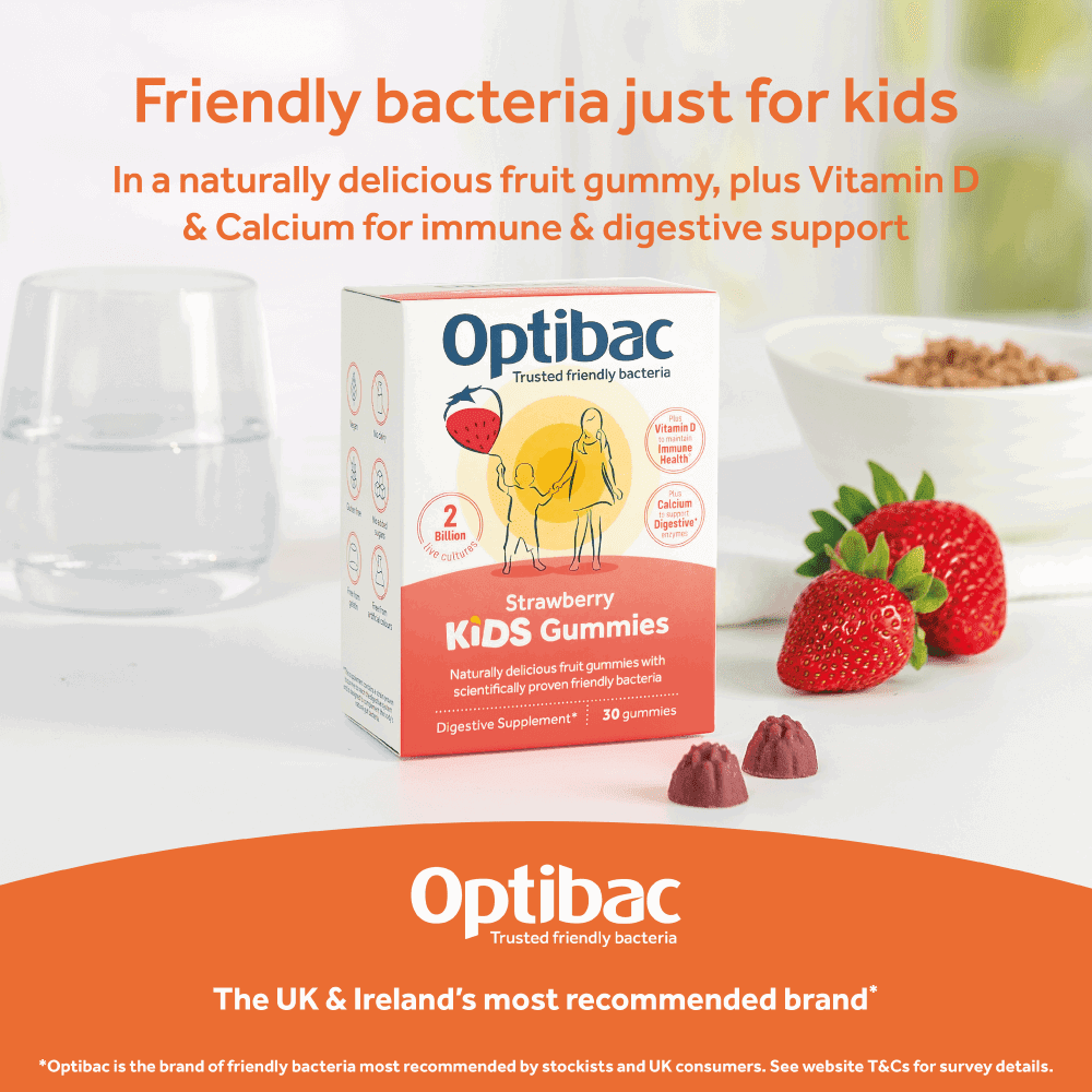 Optibac Kids Probiotic Gummes - 1 Month Supply - Guardian Angel Naturals