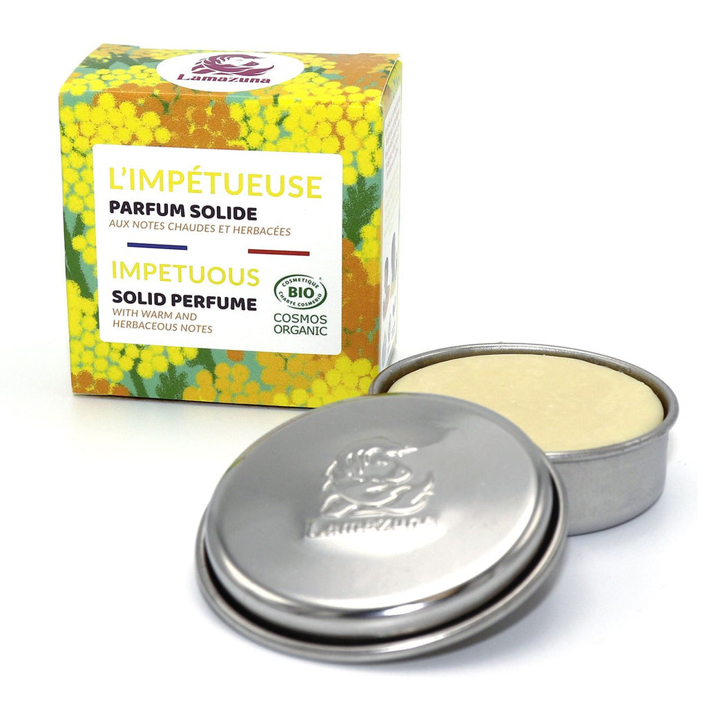 Organic Solid Perfume - Impetuous, warm & herbaceous - Guardian Angel Naturals