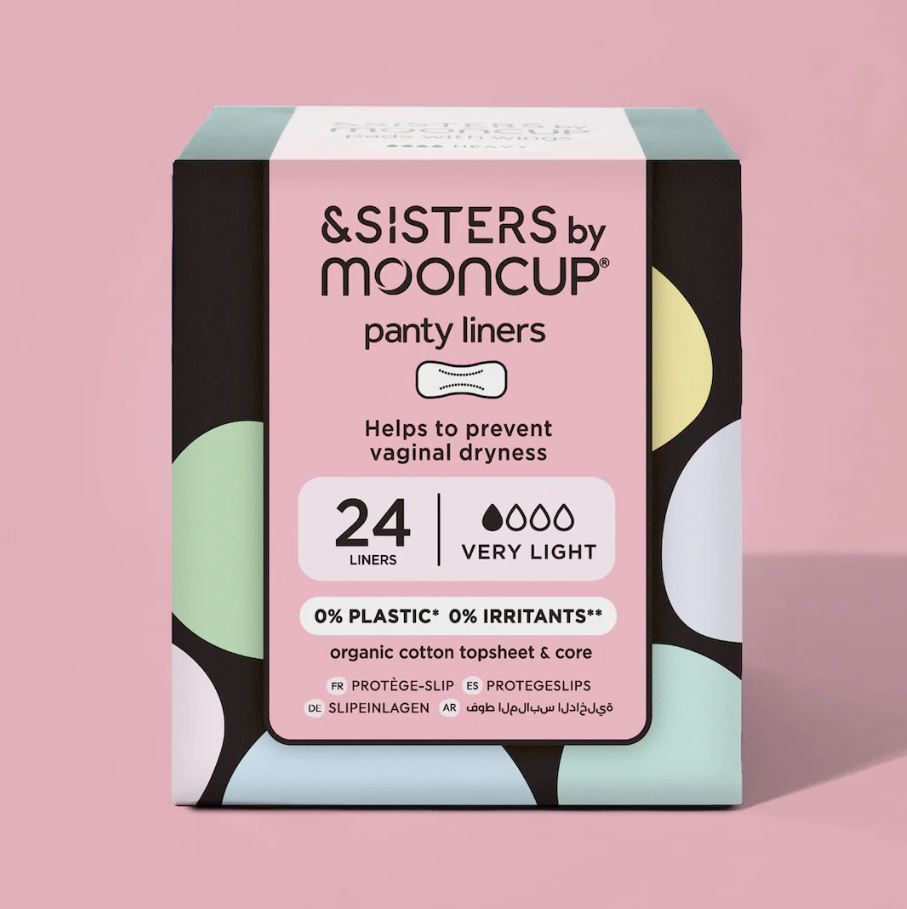 &SISTERS Organic Cotton Bio-Wrapped Liners - 24 Pack - Guardian Angel Naturals