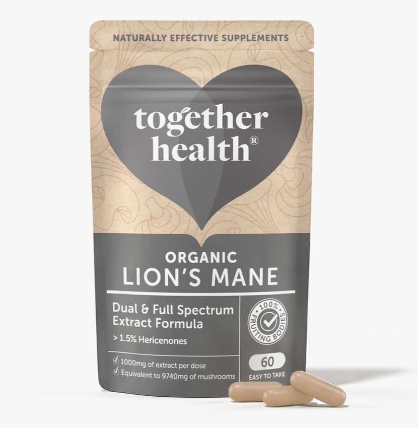 Together Health - Lion's Mane Mushroom 1000mg High Strength & Organic - Guardian Angel Naturals