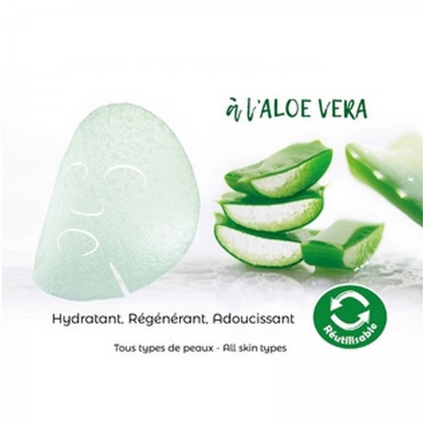 Reusable Konjac Mask Aloe Vera - Balance pH & Reduce Dryness - Guardian Angel Naturals