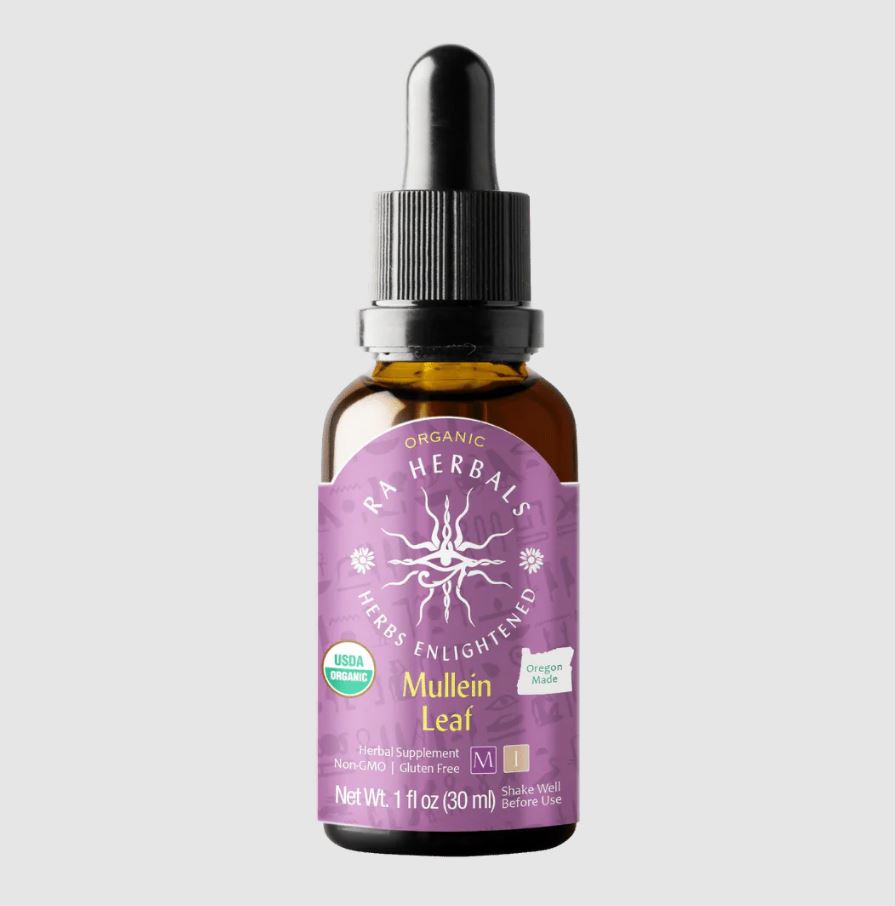 Organic Mullein Leaf Tincture - Respiratory, Viral & Infections - Guardian Angel Naturals