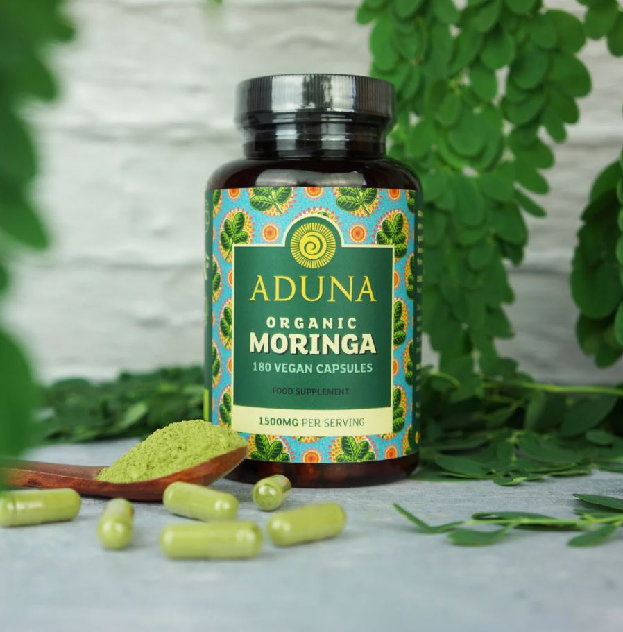 Aduna Organic Moringa Capsules - 180 Capsules - Guardian Angel Naturals