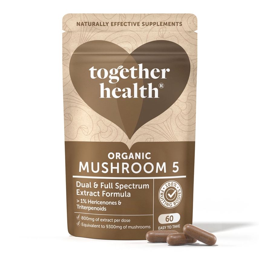 Together Health - Mushroom 5 - High Strength & Organic - Guardian Angel Naturals