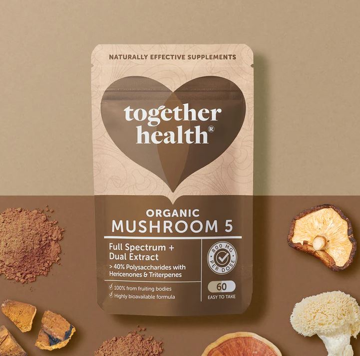 Together Health - Mushroom 5 - High Strength & Organic - Guardian Angel Naturals