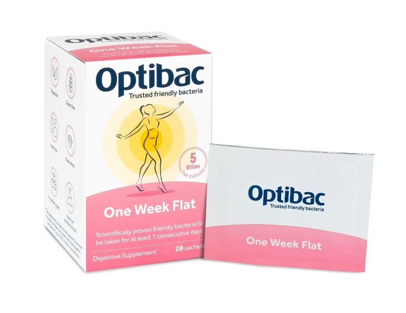 Optibac One Week Flat Probiotic - 7 Sachets - Guardian Angel Naturals