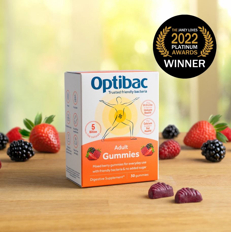 Optibac Adult Probiotic Gummes - 1 Month Supply - Guardian Angel Naturals